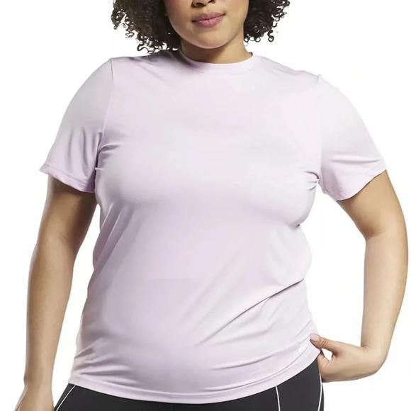 NWT Reebok Train Speed Wick T-Shirt in Pixel Pink 2X - Picture 1 of 5